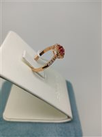 Anello Comete Donna in Oro Rubino 0.39 Ct ANB 2580 - ANB 2580